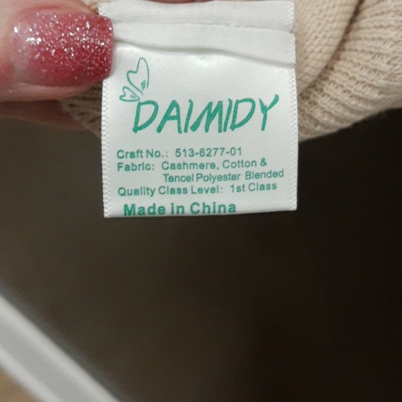 NWOT Cashmere Cotton Blend Sweater - Picture 4 of 4